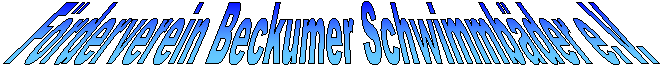 F�rderverein Beckumer Schwimmb�der e.V.